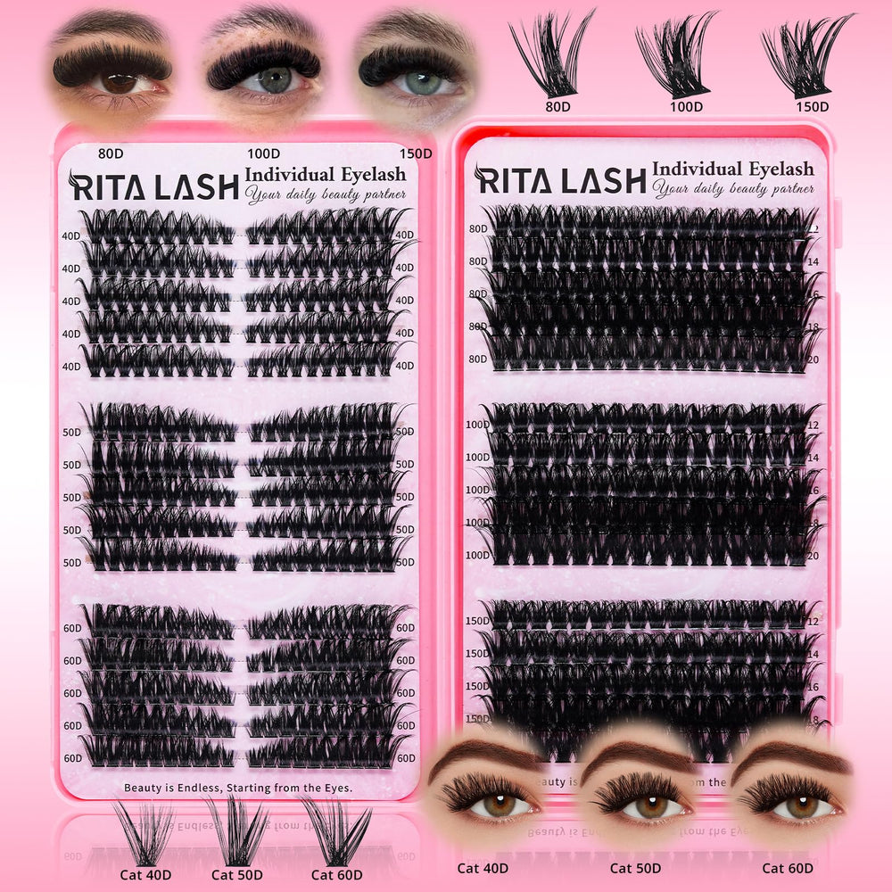 RITALASH cat eye look demo image showing defined eye definition