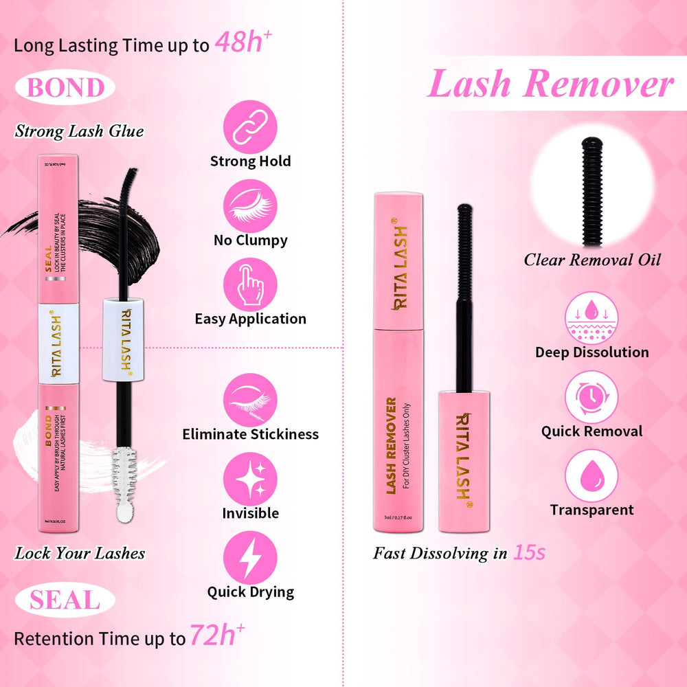 RITALASH lash bond and seal for strong waterproof hold