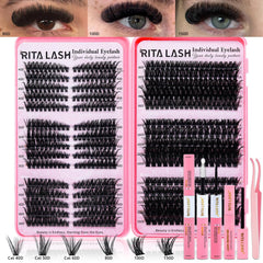 RITALASH lash clusters kit cat eye lashes for enhanced eye definition