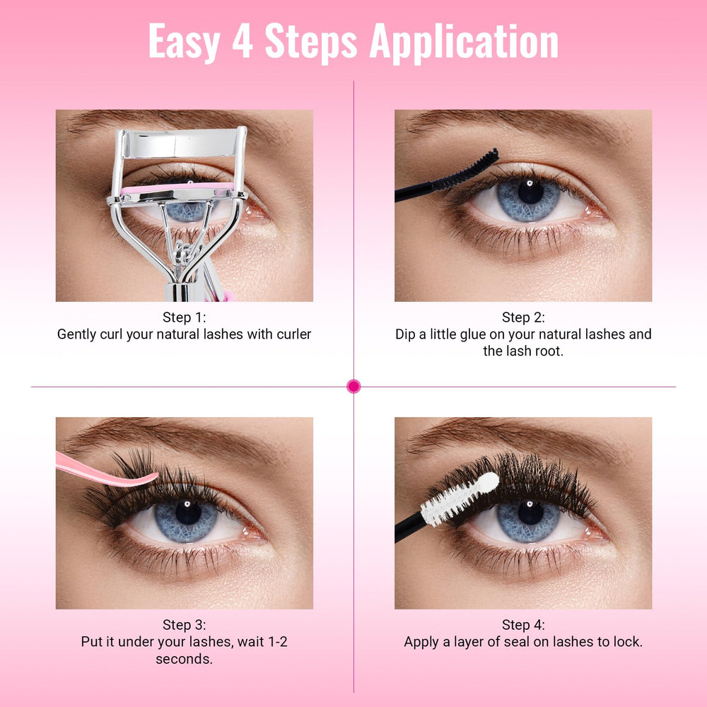 RITALASH lash clusters kit DIY extensions for at-home application