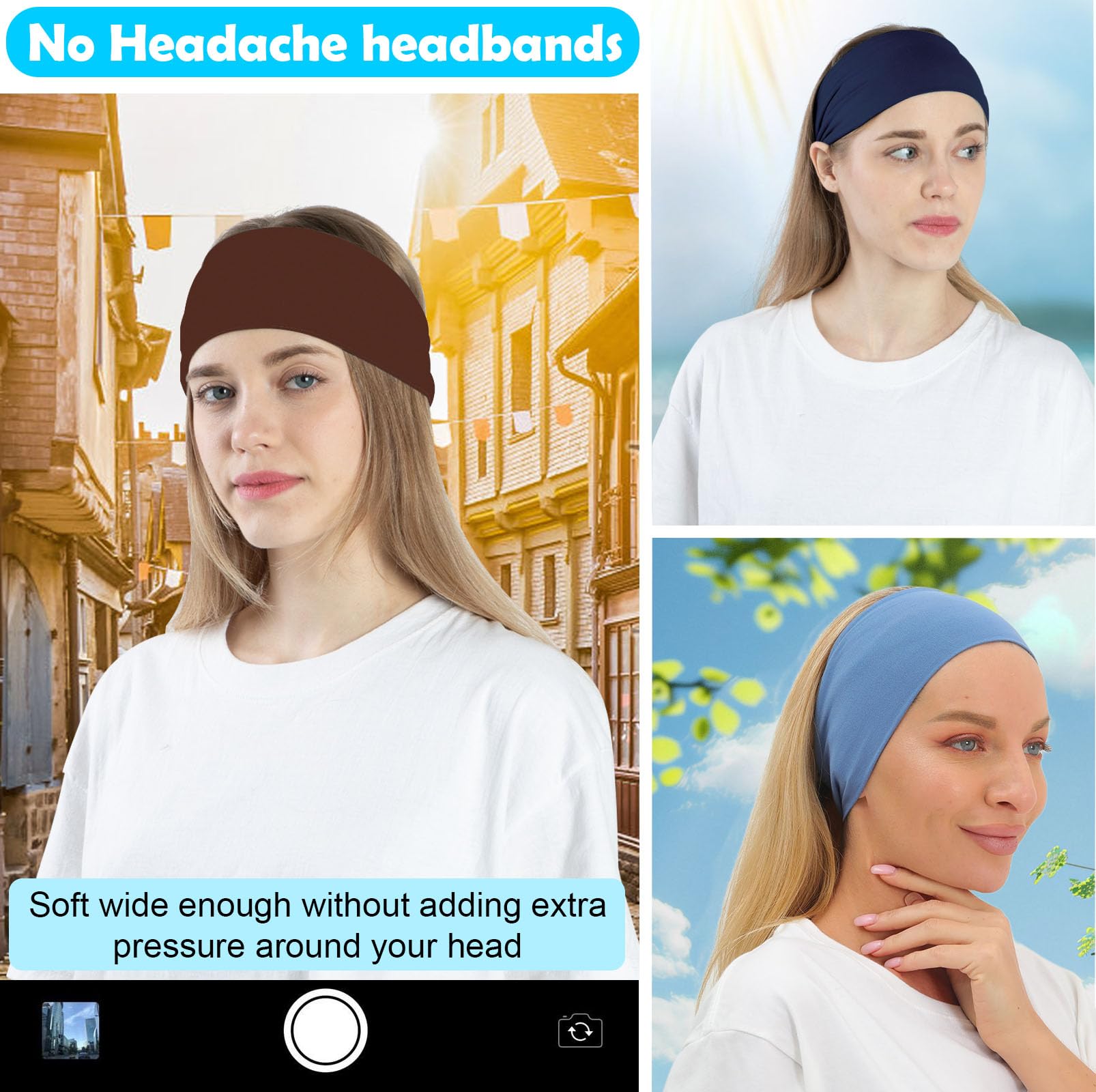 RITOPER headbands everyday travel style for vacation and events