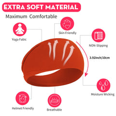 RITOPER women's headbands yoga setup demonstrates comfortable fit during stretches.
