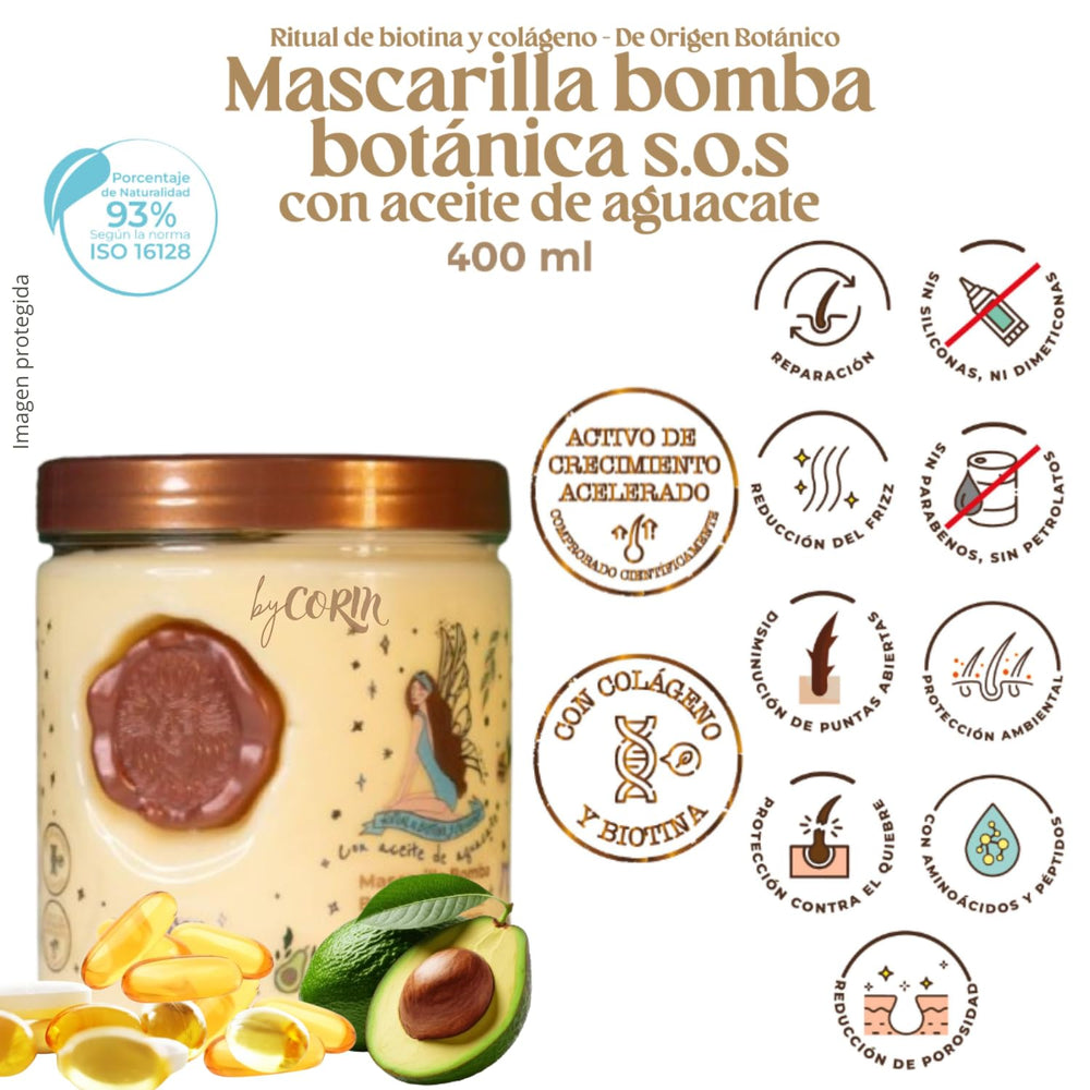 Ritual Botanico Bomba Botanica SOS Hair Mask tube for deep conditioning