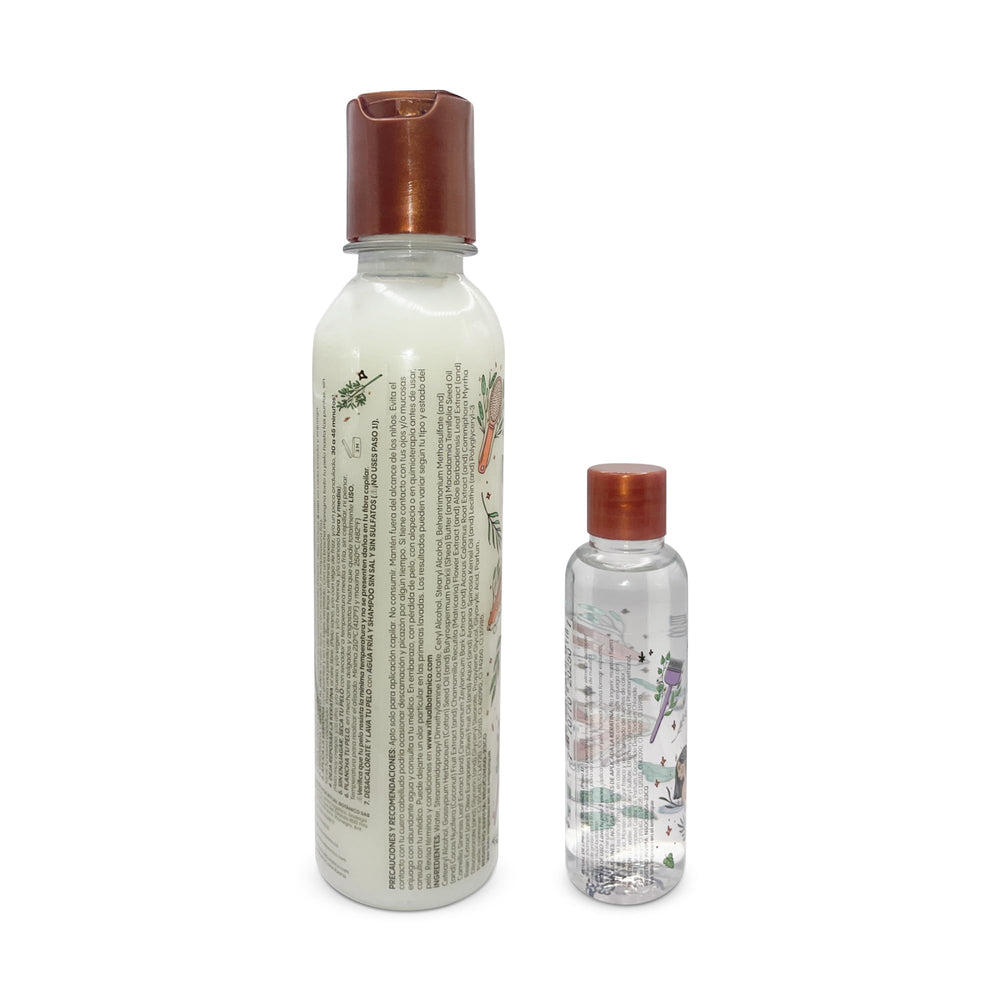 Ritual Botanico Keratina Organica keratin treatment bottle demonstrates long-lasting frizz control up to 3 months.