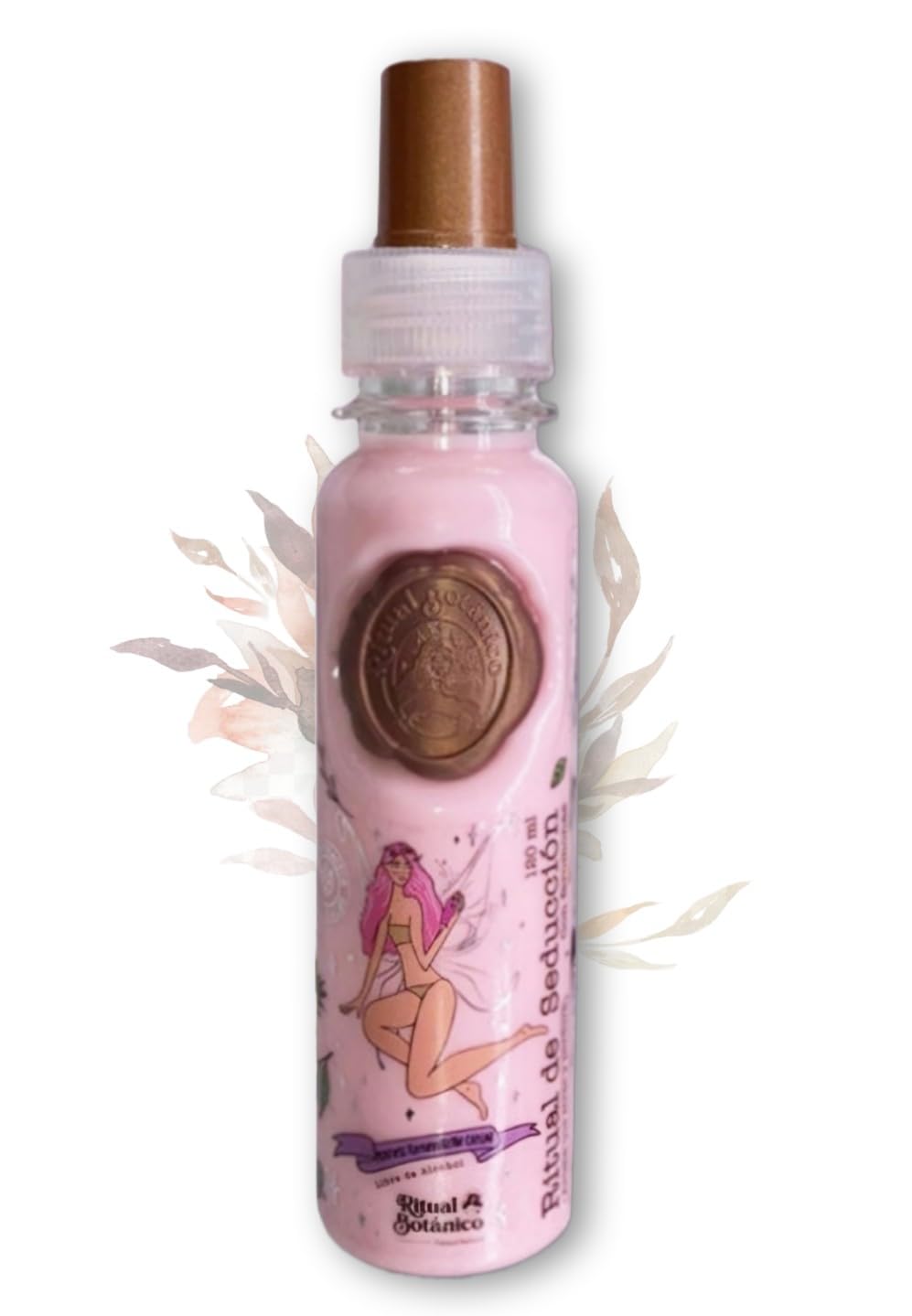 Ritual Botanico Termoprotector bottle in pink delivers heat protection and detangling ease.