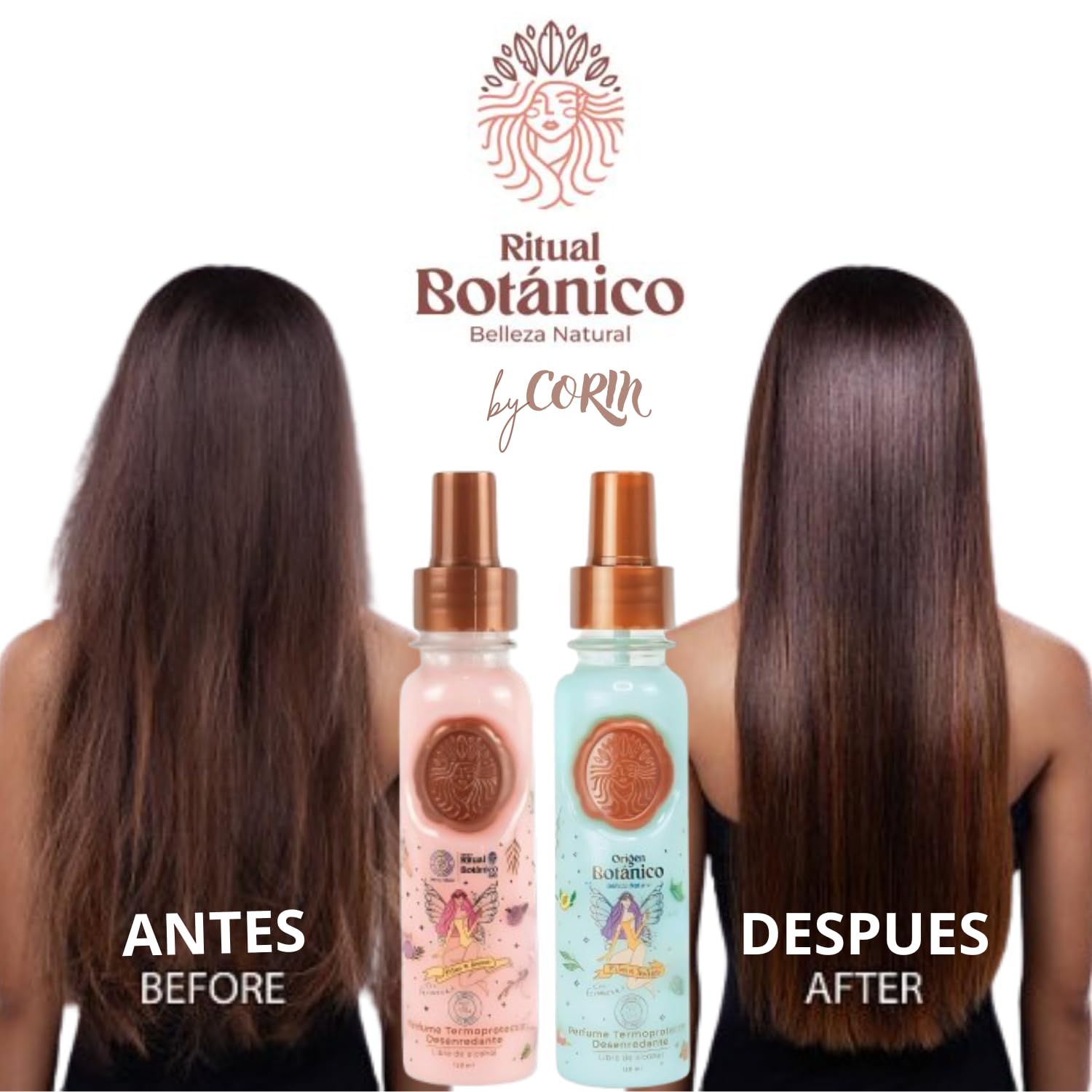Ritual Botanico UV protection spray shields hair from sun damage.