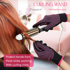 Riyiper heat resistant gloves silicone bumps provide heat protection up to 250C