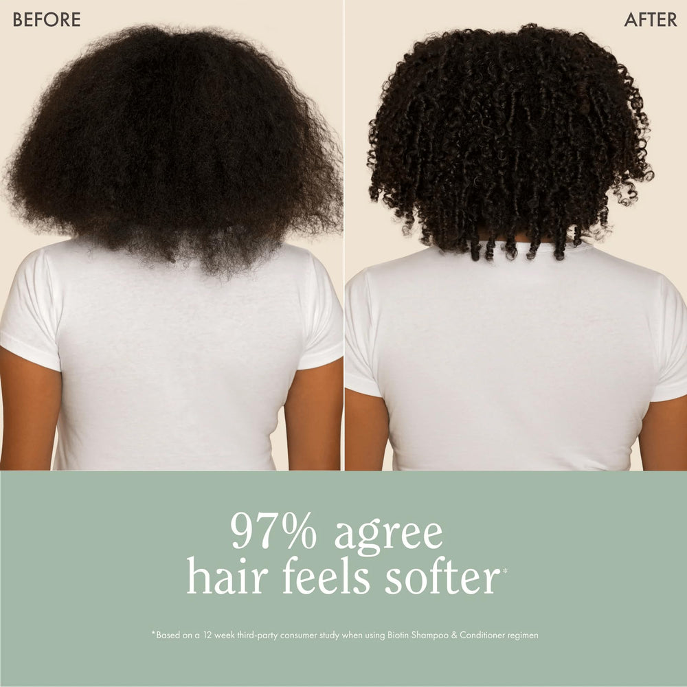 Rizos Curls Biotin Wash Bundle packshot — clear branding for curls care.