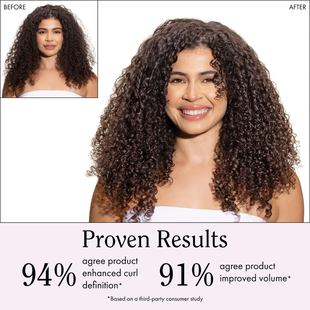 Rizos Curls used on color-treated hair yields vibrant, defined curls.