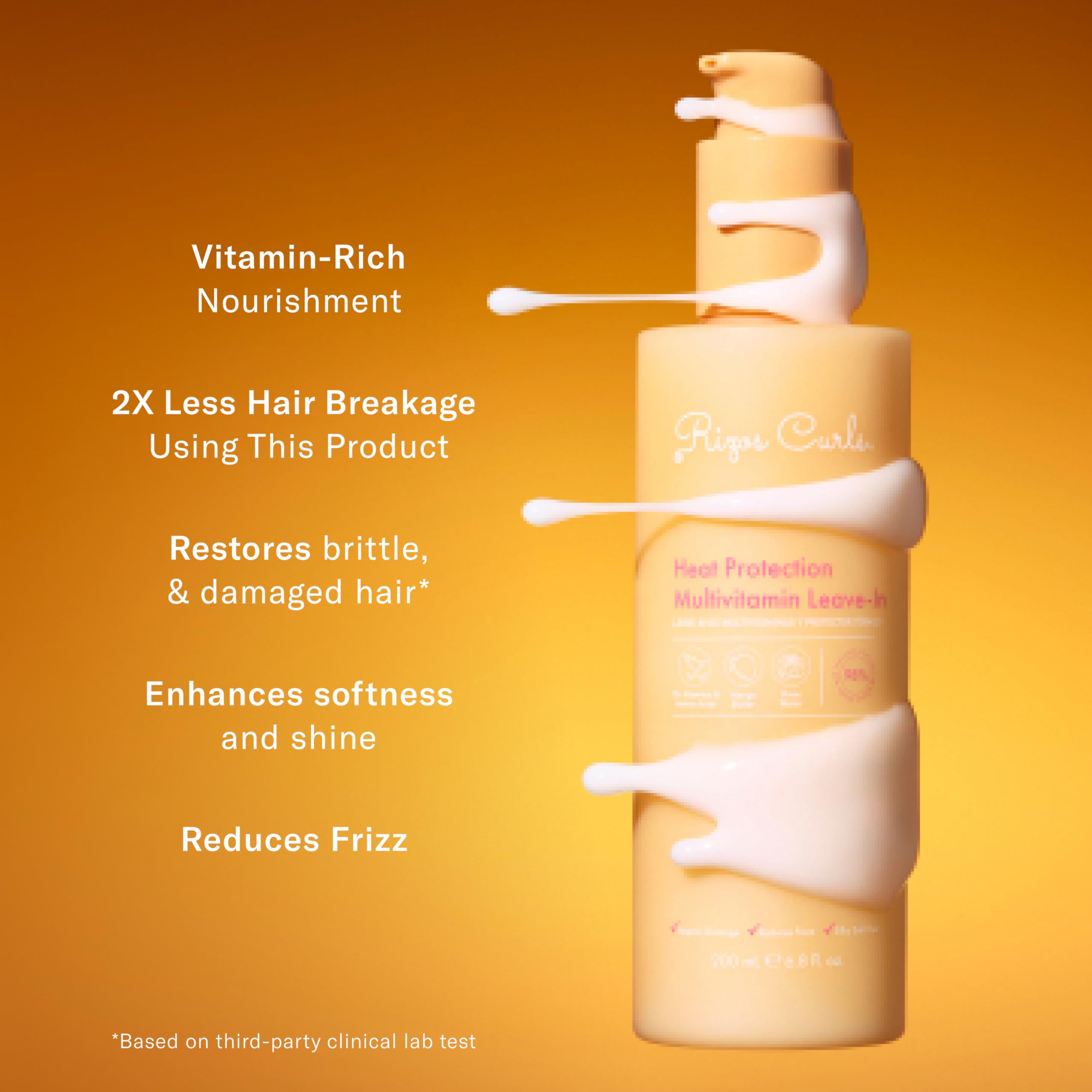Rizos Curls color-treated safe daily-use leave-in shown on hair