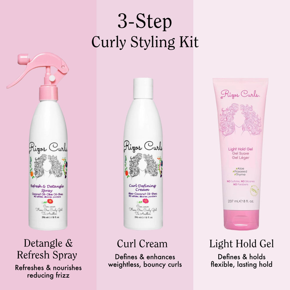 Rizos Curls Curl Cream jar defines curls with shine and frizz control