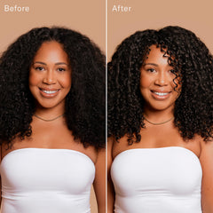 Rizos Curls Defining Custard texture close-up highlights lightweight formula.