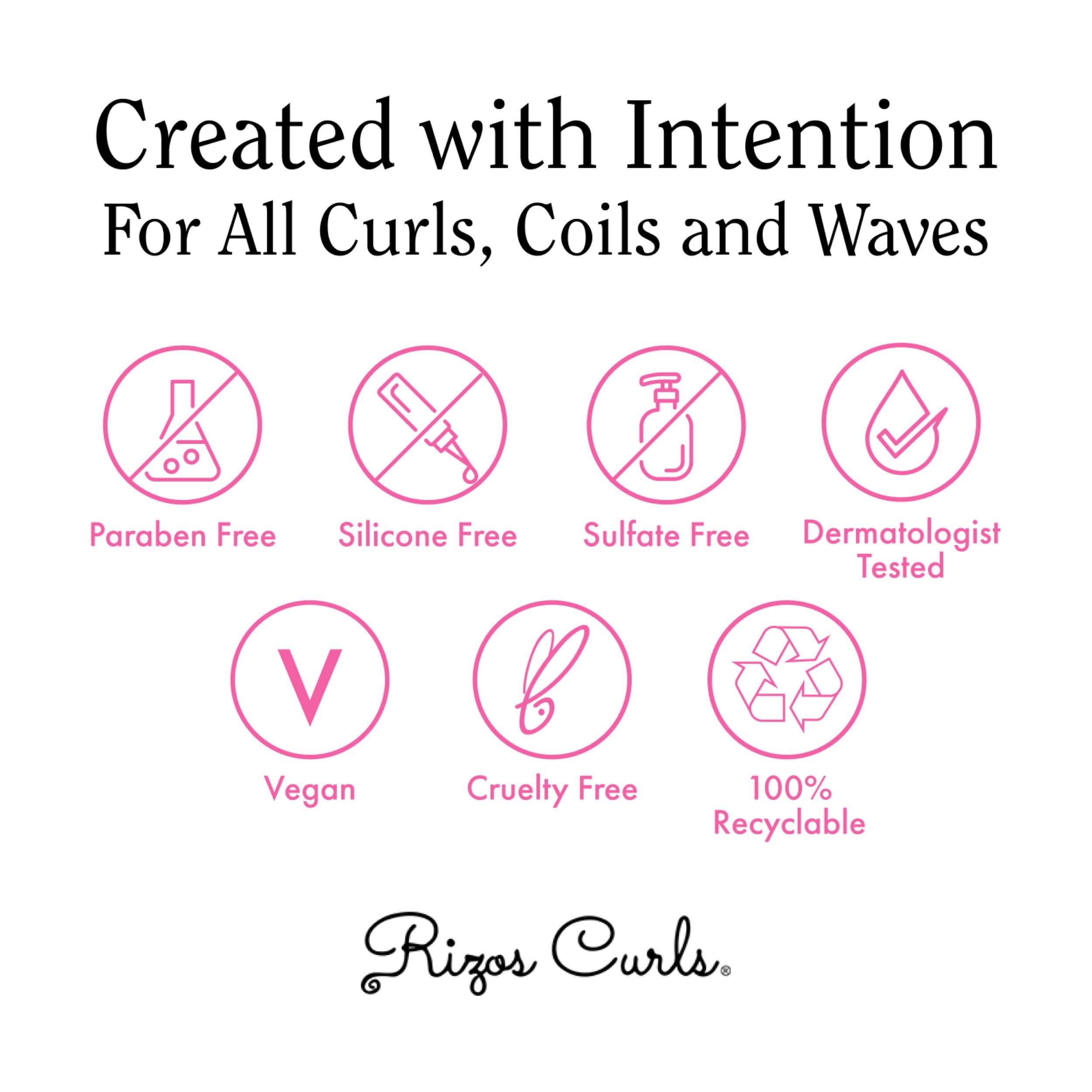 Rizos Curls frizz-free volume closeup highlights soft, defined curls