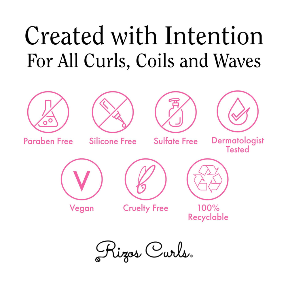 Rizos Curls frizz-free volume closeup highlights soft, defined curls