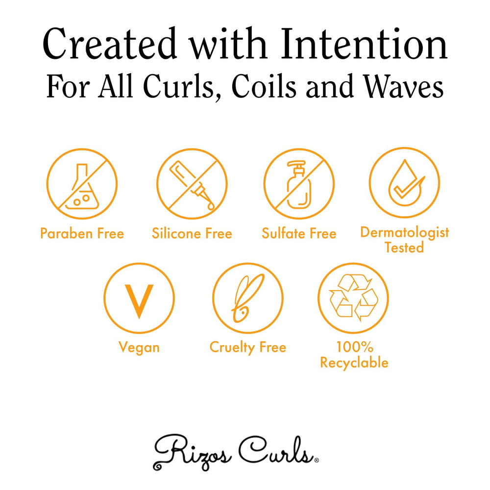 Rizos Curls Nourish Oil packaging and cruelty-free branding emphasized