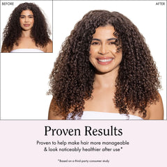 Rizos Curls styling results closeup showing bouncy defined curls