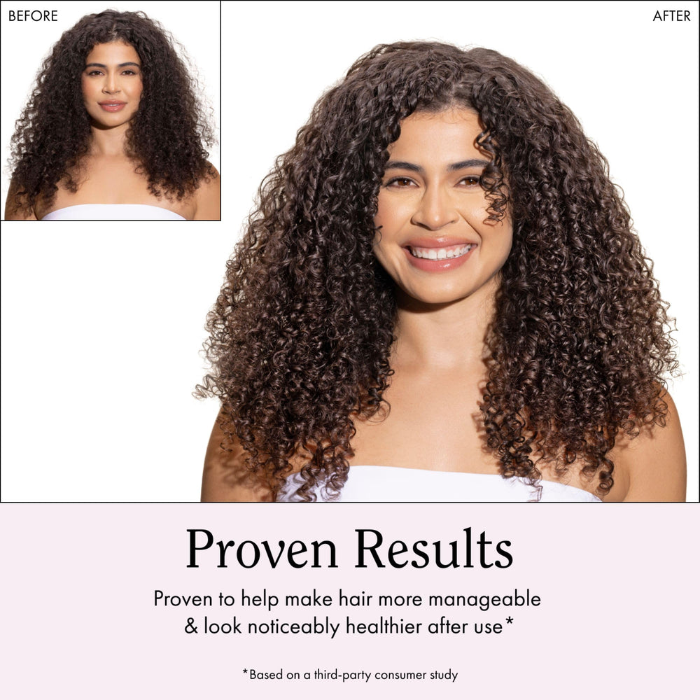 Rizos Curls travel kit refresh & detangle spray bottle for between-wash curl refresh.