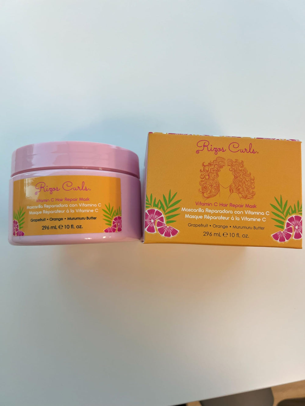 Rizos Curls Vitamin C Hair Repair Mask final result: hydrated, radiant hair with bounce.