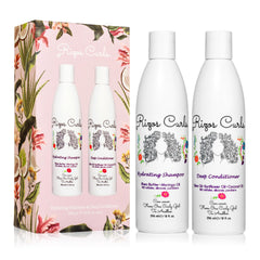 Rizos Curls Hydrating Shampoo bottle offers daily moisture for defined curls