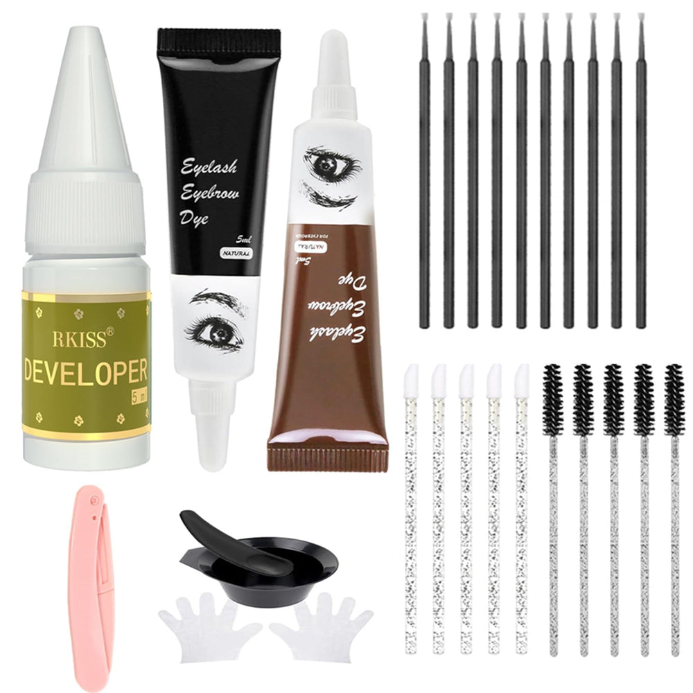RKISSBEAUTY color kit open box showing contents for easy at-home use