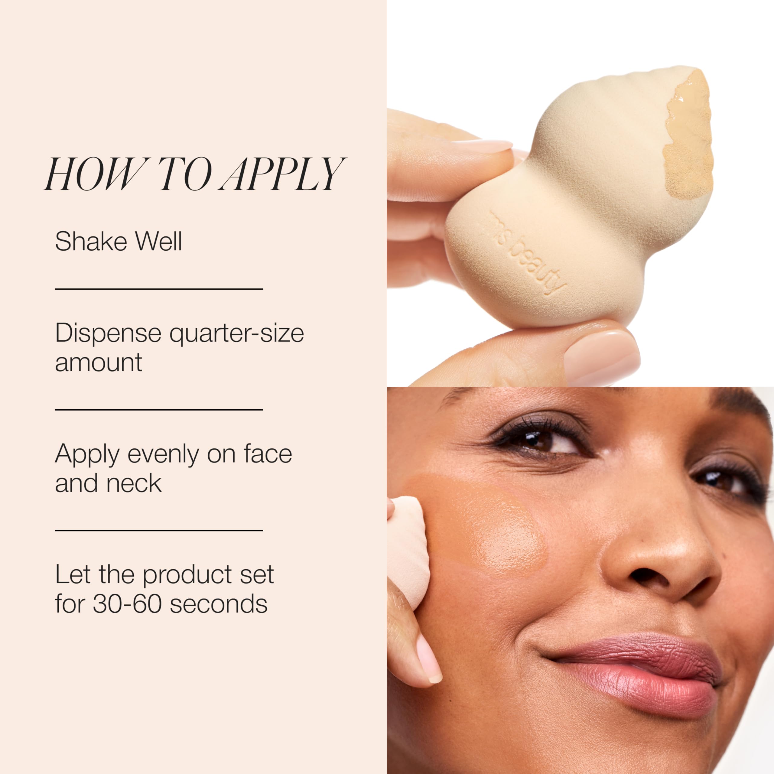 Soft natural light showcases dewy radiance of RMS Lip2Cheek Glow Quad for everyday wear