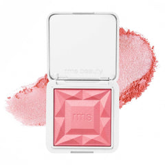 RMS Beauty Redimension Hydra Powder Blush packaging closeup shows clean, cruelty-free formula for everyday wear