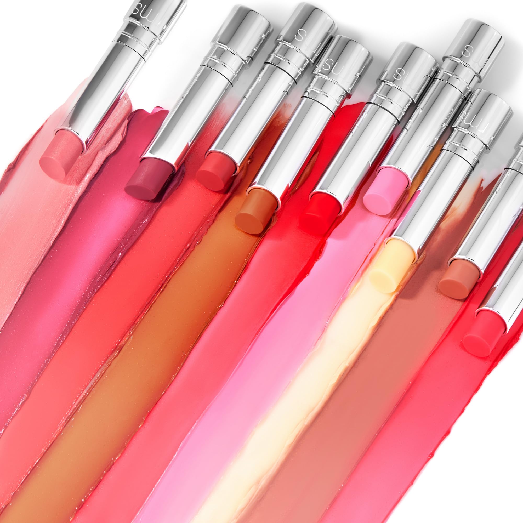 RMS Beauty Tinted Lip Balm on diverse skin tones demonstrates versatility