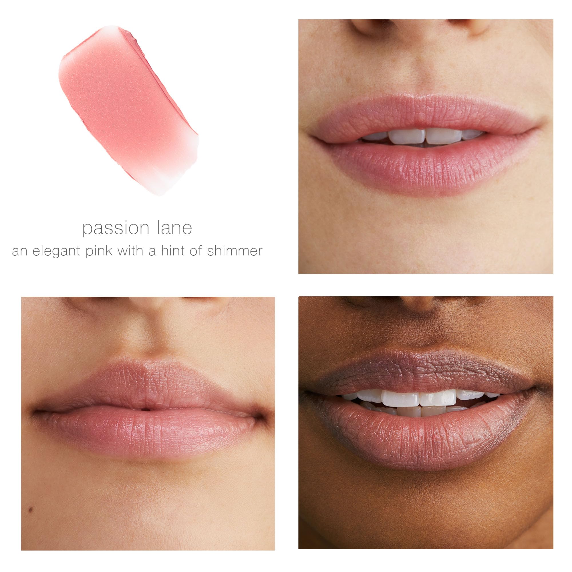 RMS Beauty Tinted Lip Balm packaging emphasizes clean, fragrance-free formula