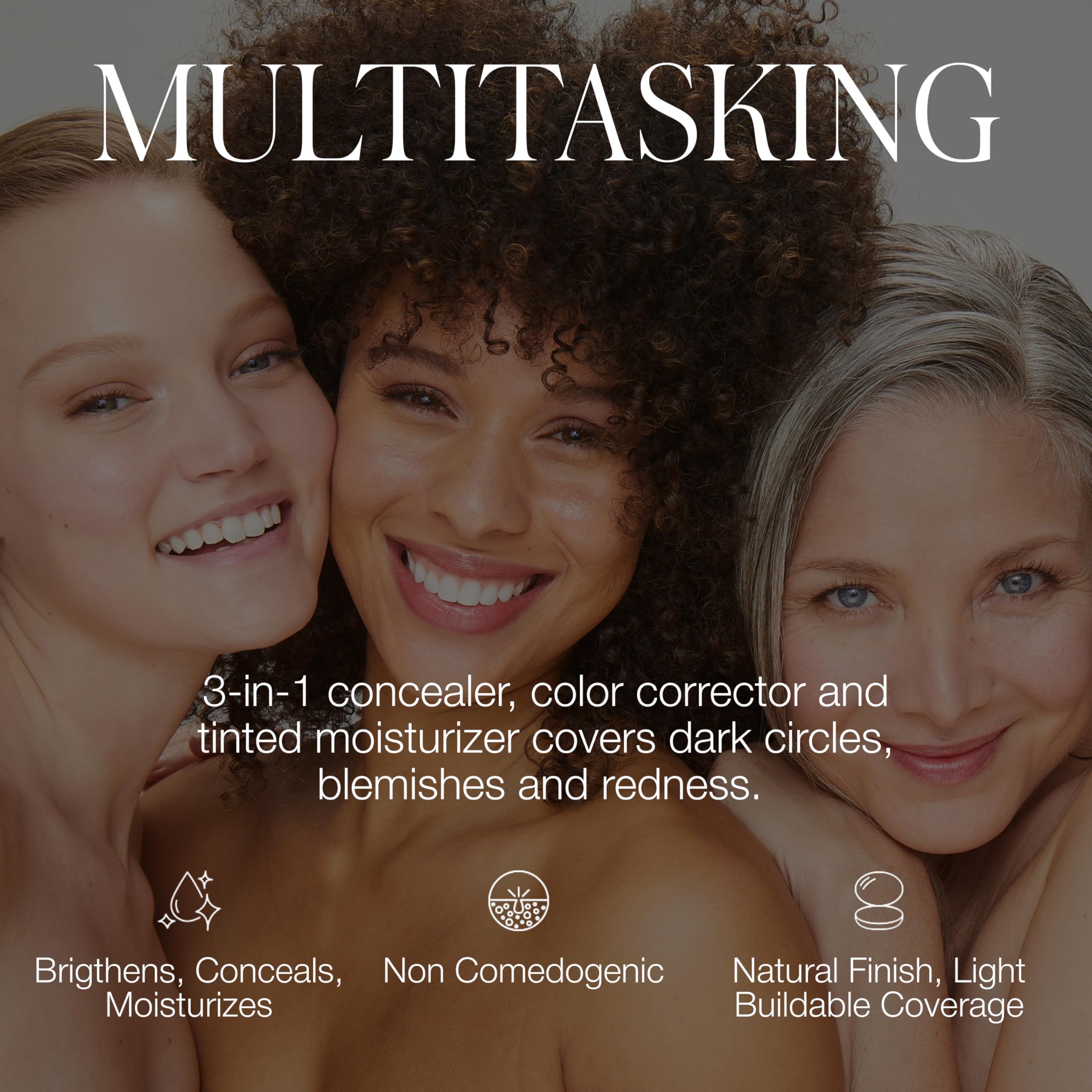 RMS Beauty Un Cover-Up Concealer No.22 application with brush delivers seamless blend.