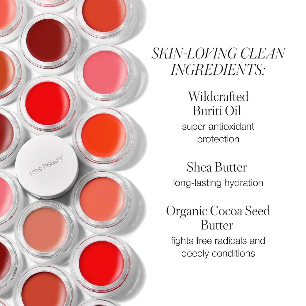 RMS Lip2Cheek lip application demonstrates versatile tint