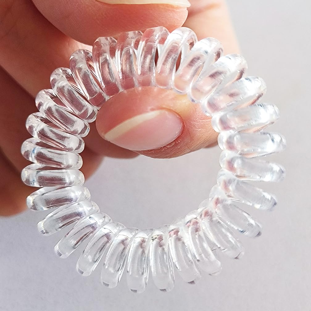 RN BEAUTY elástico espiral transparente recupera forma tras uso
