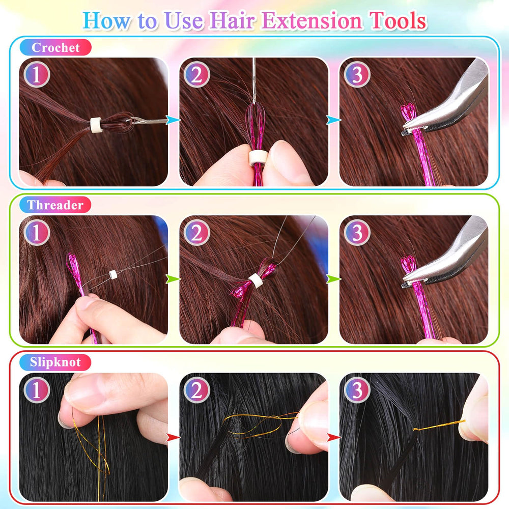 ROADPLUM fairy-hair tinsel for cosplay adds glittery accents to looks
