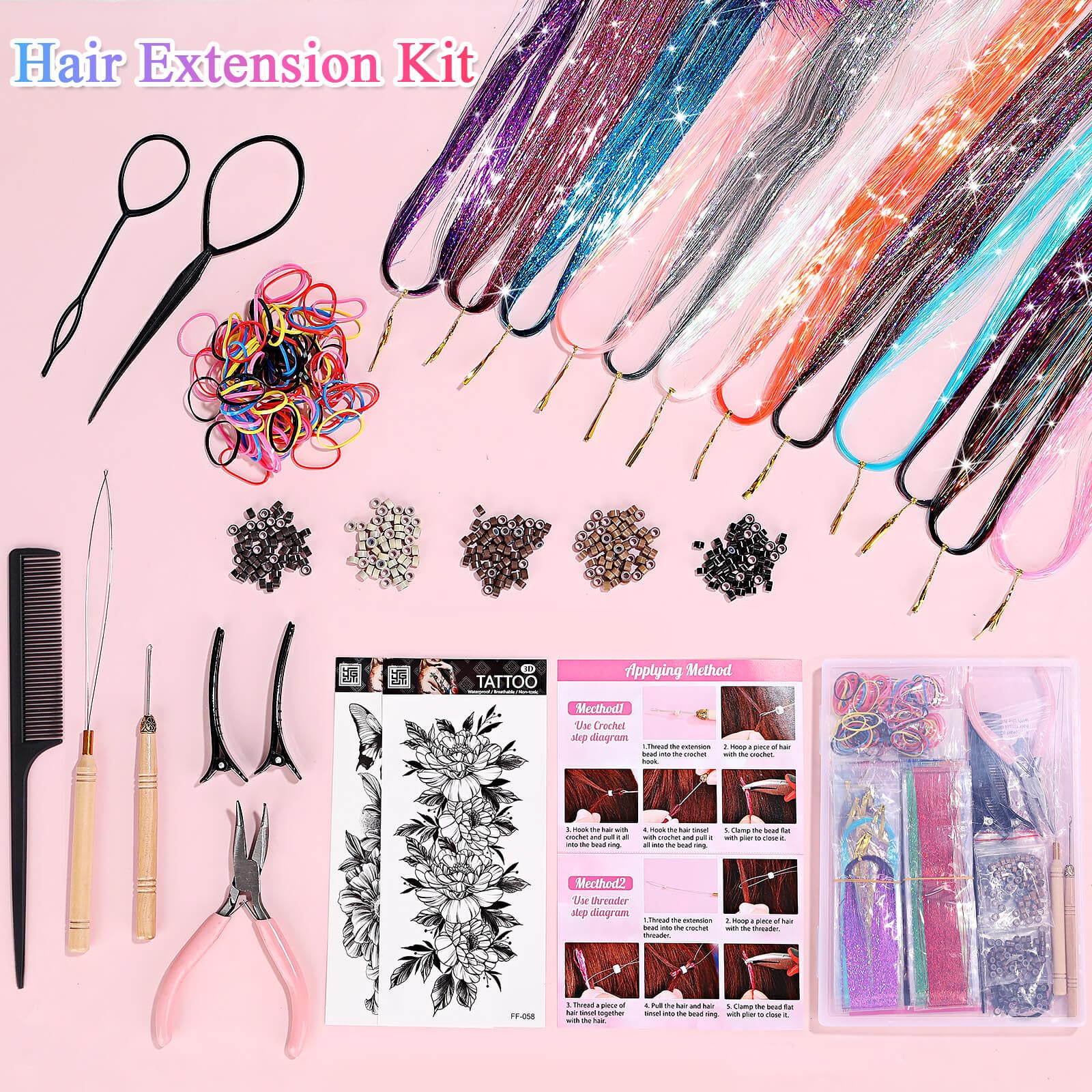 ROADPLUM gift tattoo stickers included with kit add waterproof decals