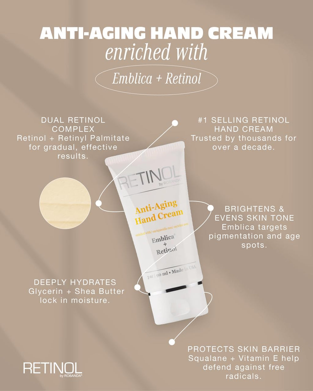 Robanda Hands after use show soft, hydrated skin.