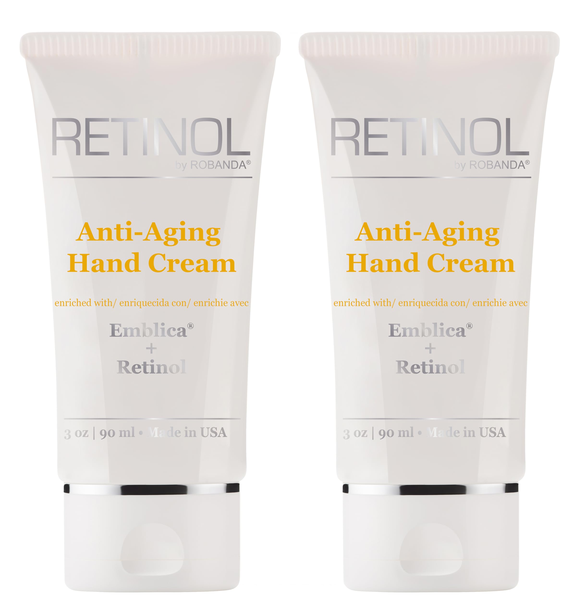 Robanda Retinol Hand Cream bottle for on-the-go hydration.