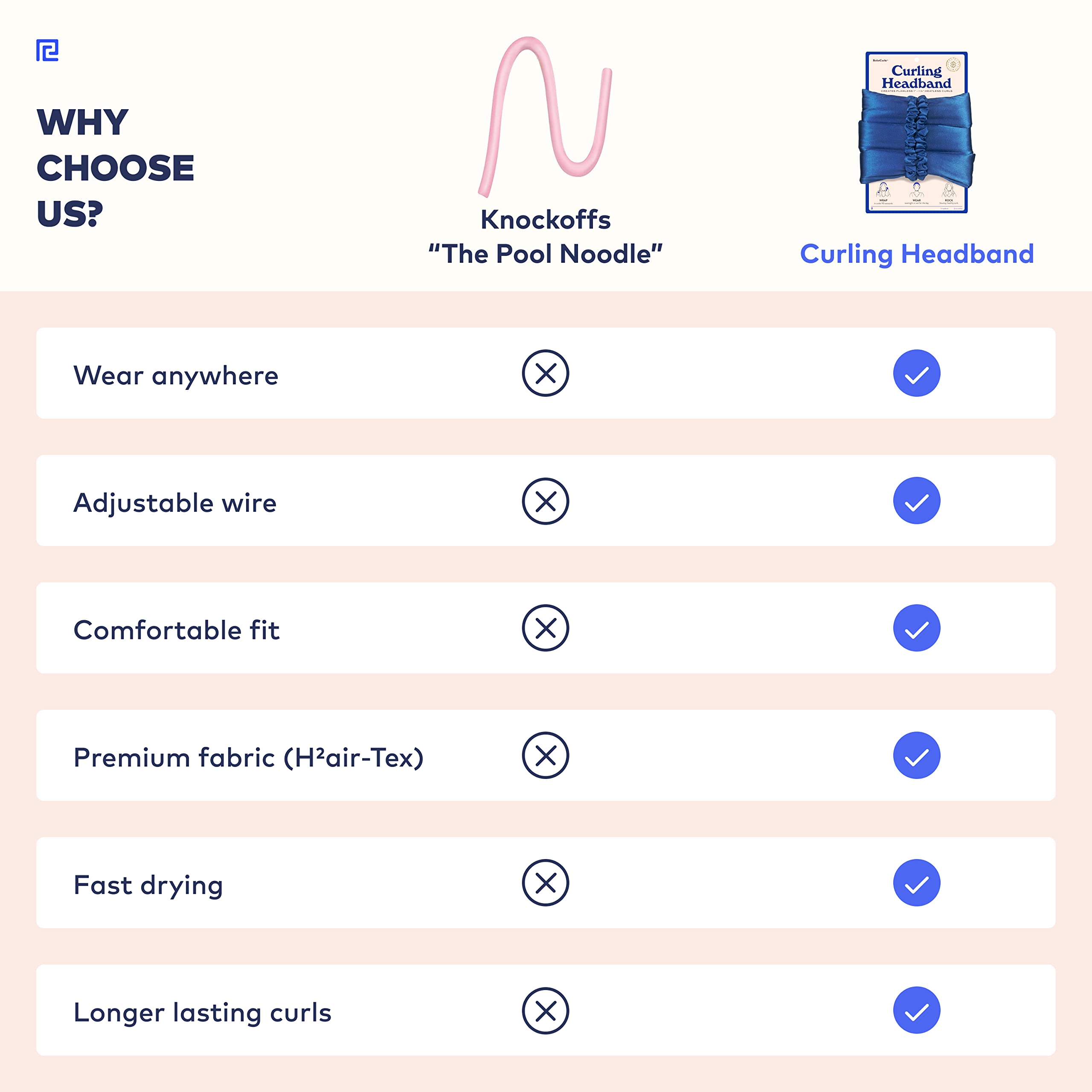 RobeCurls kit shows two satin scrunchies for secure sleep-in styling