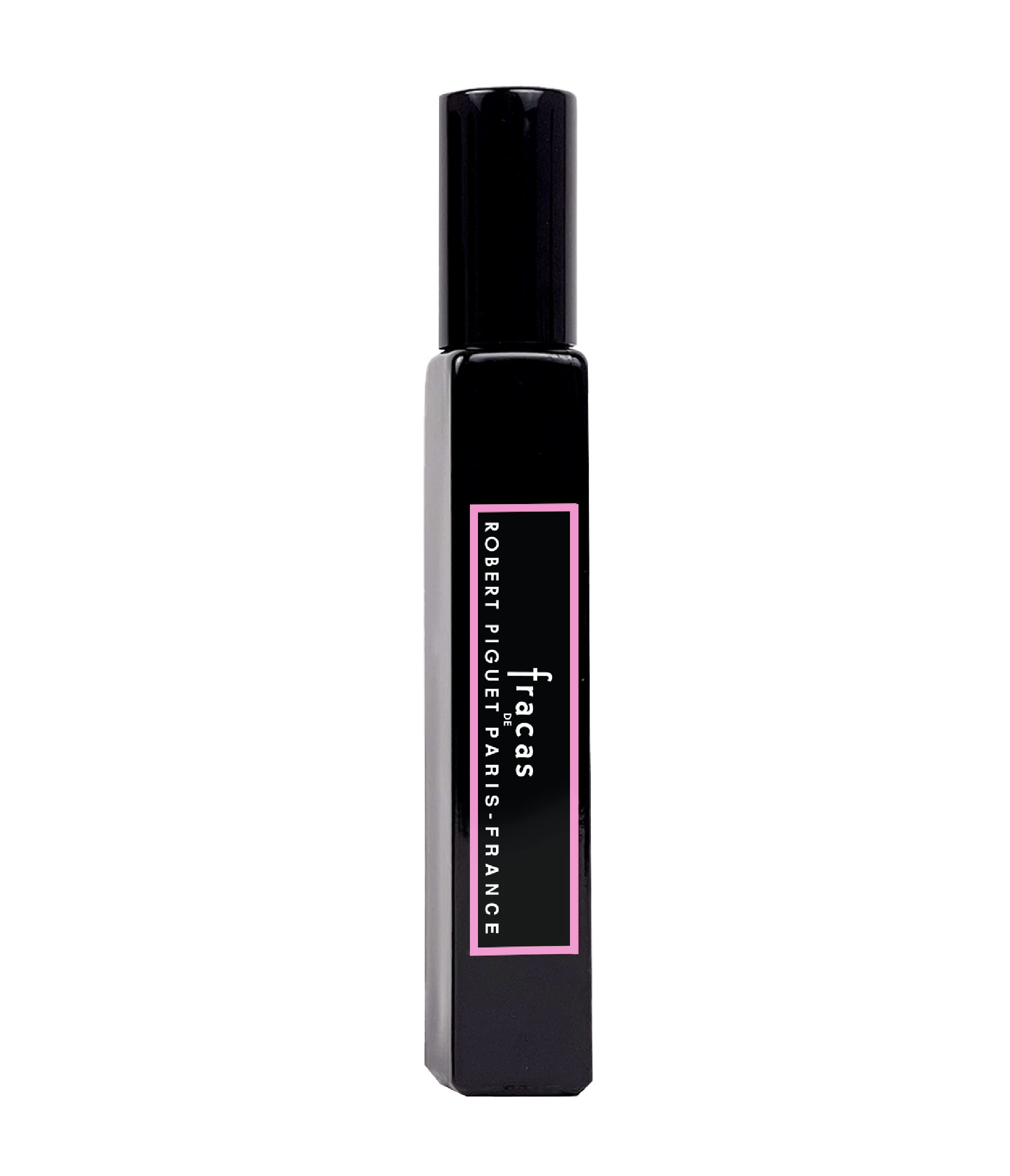 Robert Piguet Fracas travel spray bottle for portable luxury and on-the-go fragrance.