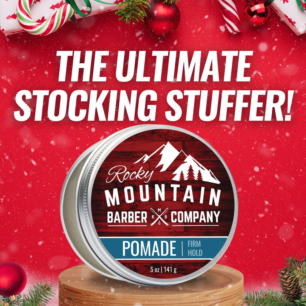 Rocky Mountain Barber Company pomade water-based easy wash-out rinses clean