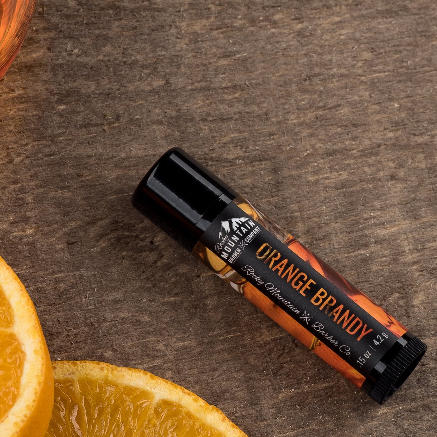 Rocky Mountain Lip Balm Set coconut-oil closeup; nourishing base for soft, smooth lips.