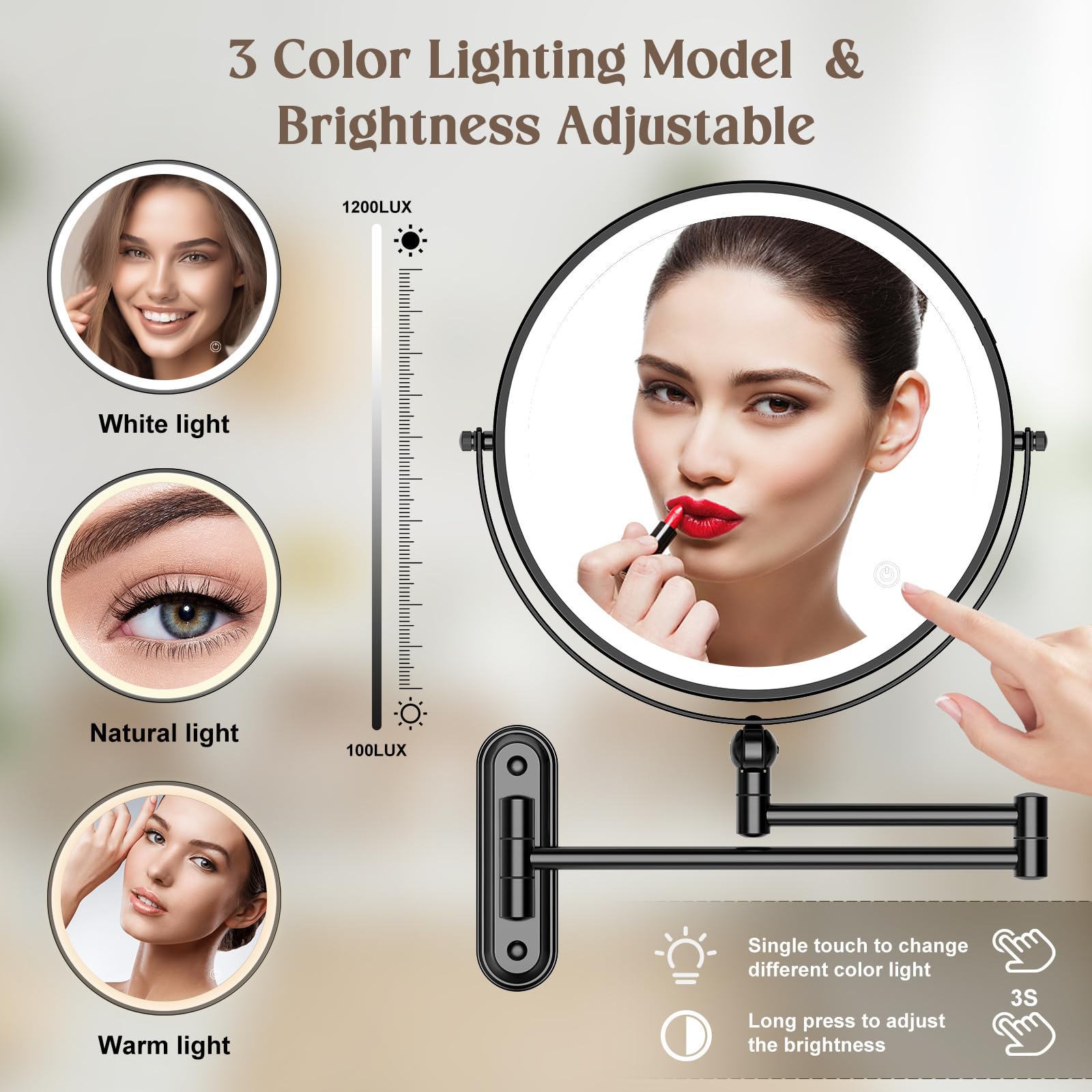 Rocollos 360° swivel design offers flexible viewing angles for routines