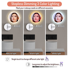 Rocollos dimmable touch control lets you tailor brightness.