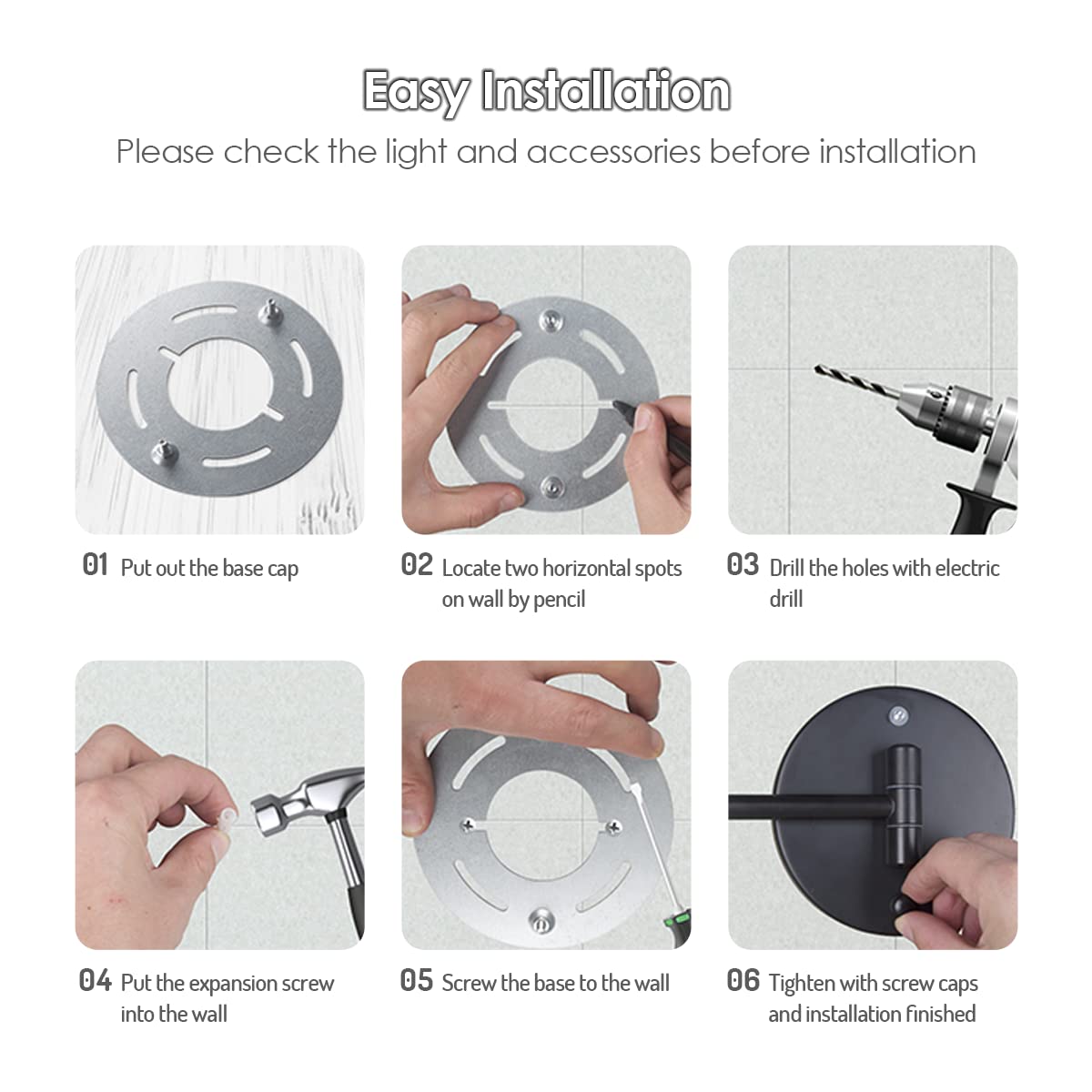 Rocollos wall-mount installation offers quick, secure setup