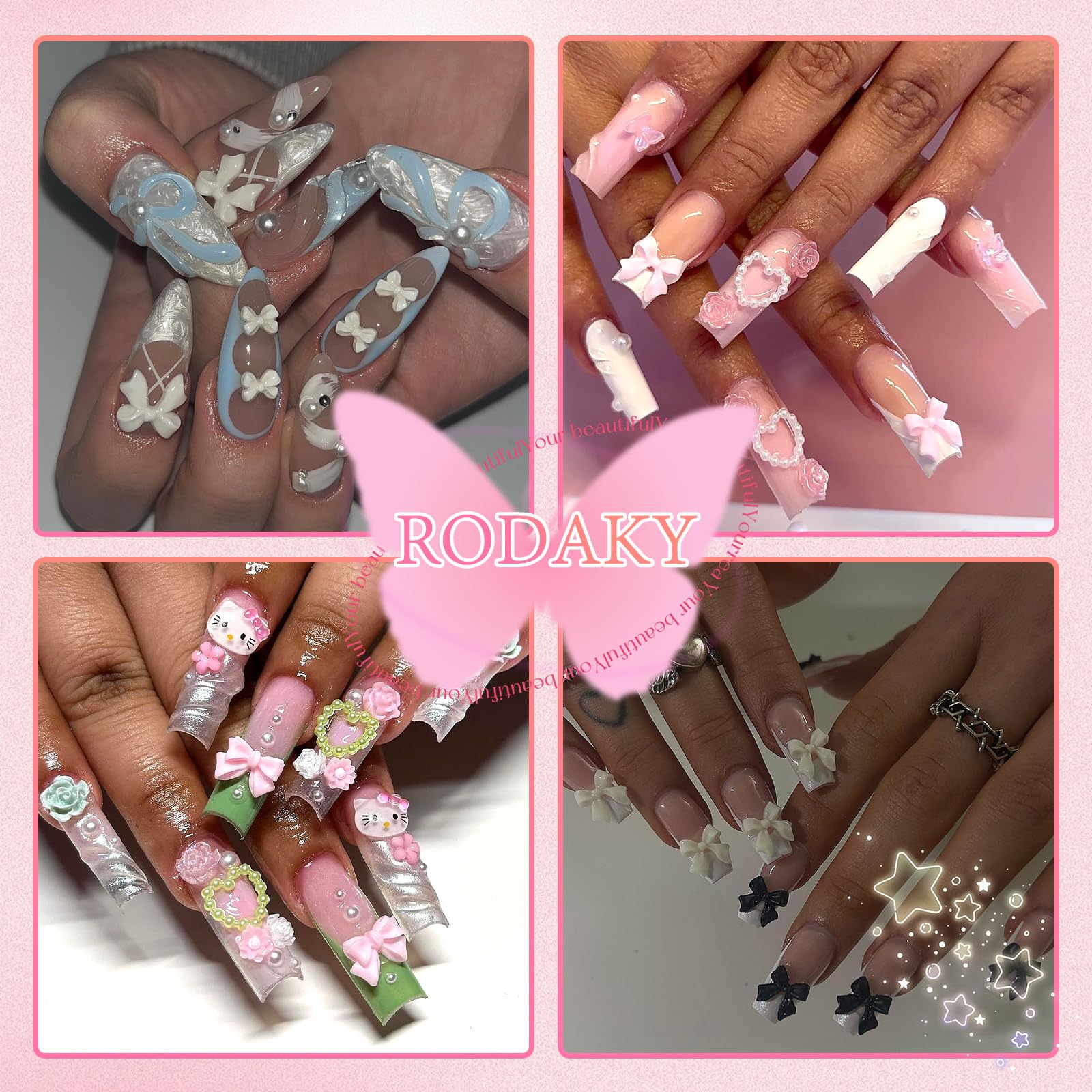 RODAKY portable nail art kit image promotes on-the-go decorating.