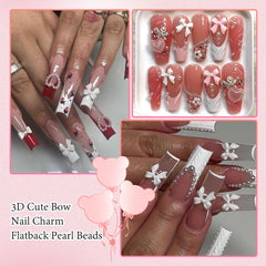 Rodaky resin bow charms durable and skin-friendly for long-lasting nail designs.