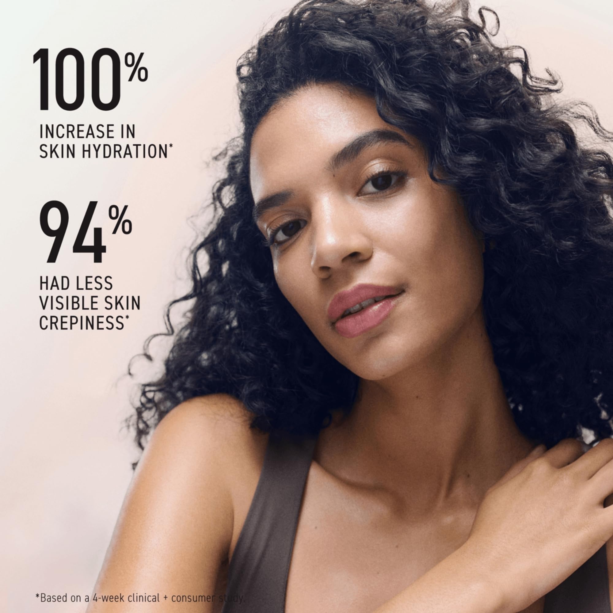 RODAN + FIELDS Active Hydration Body Replenish lotion swirl shows a silky texture.