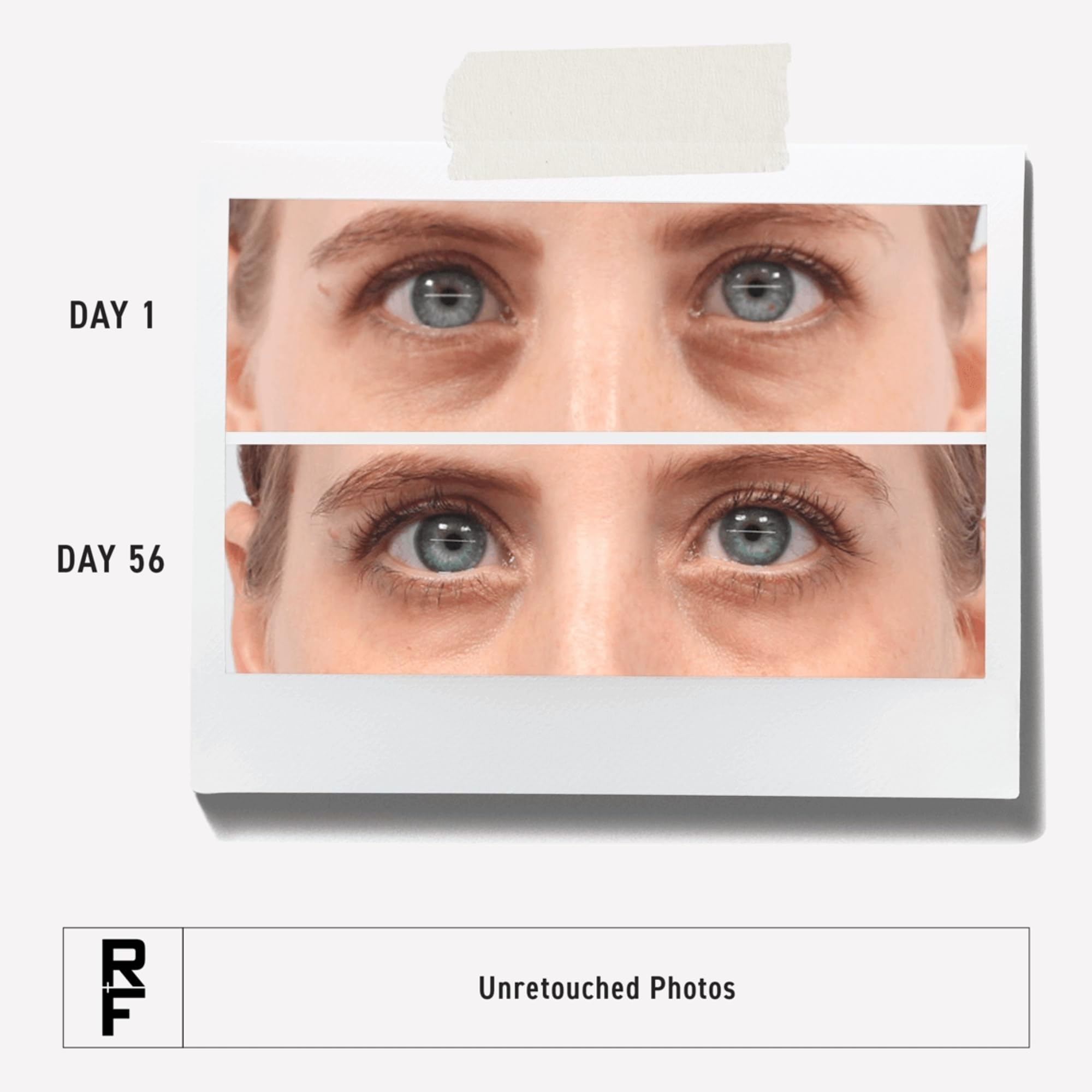 RODAN + FIELDS Bright Eye Complex cream texture illustrating lightweight formula