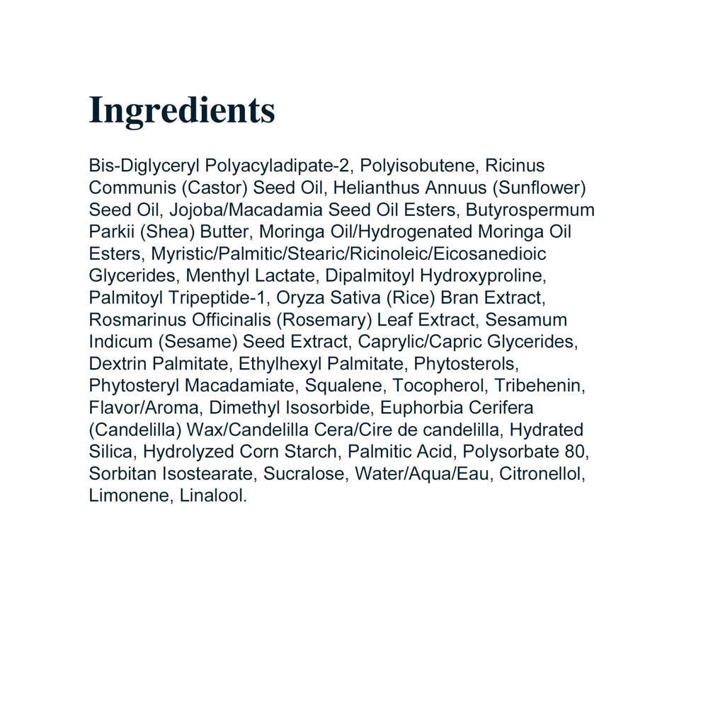 RODAN + FIELDS Lip Renewing Serum night mask highlights soothing, lasting moisture.