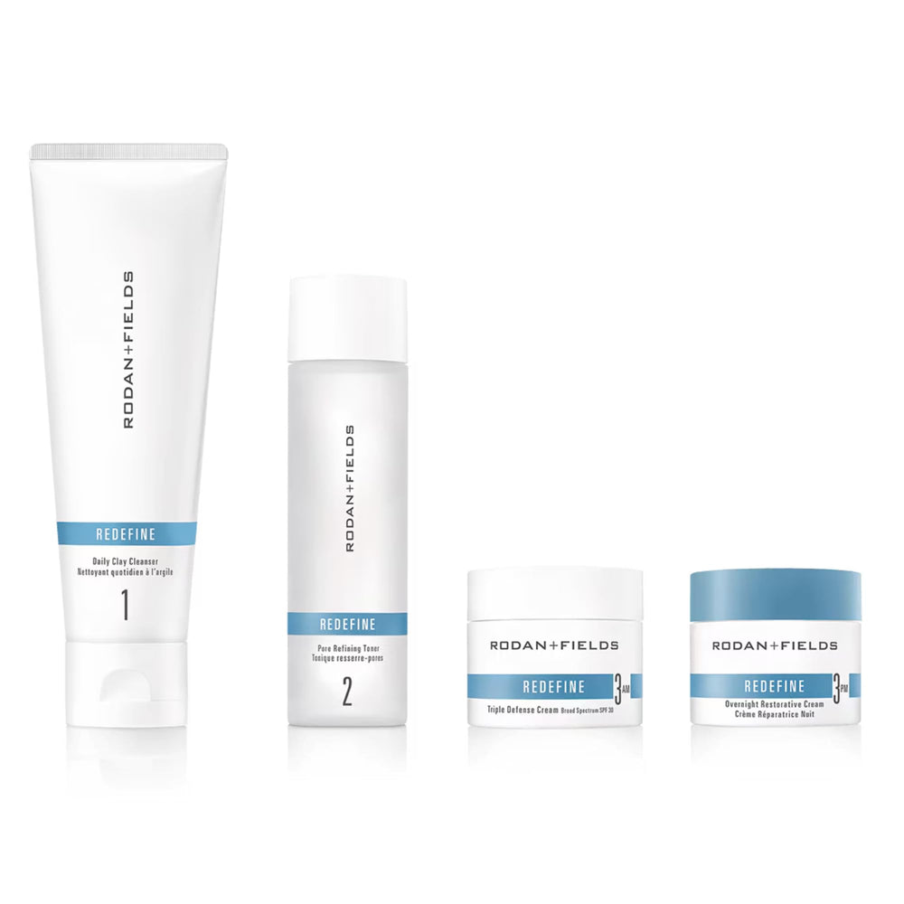Rodan + Fields redefine clay cleanser close-up lather for purifying pores.