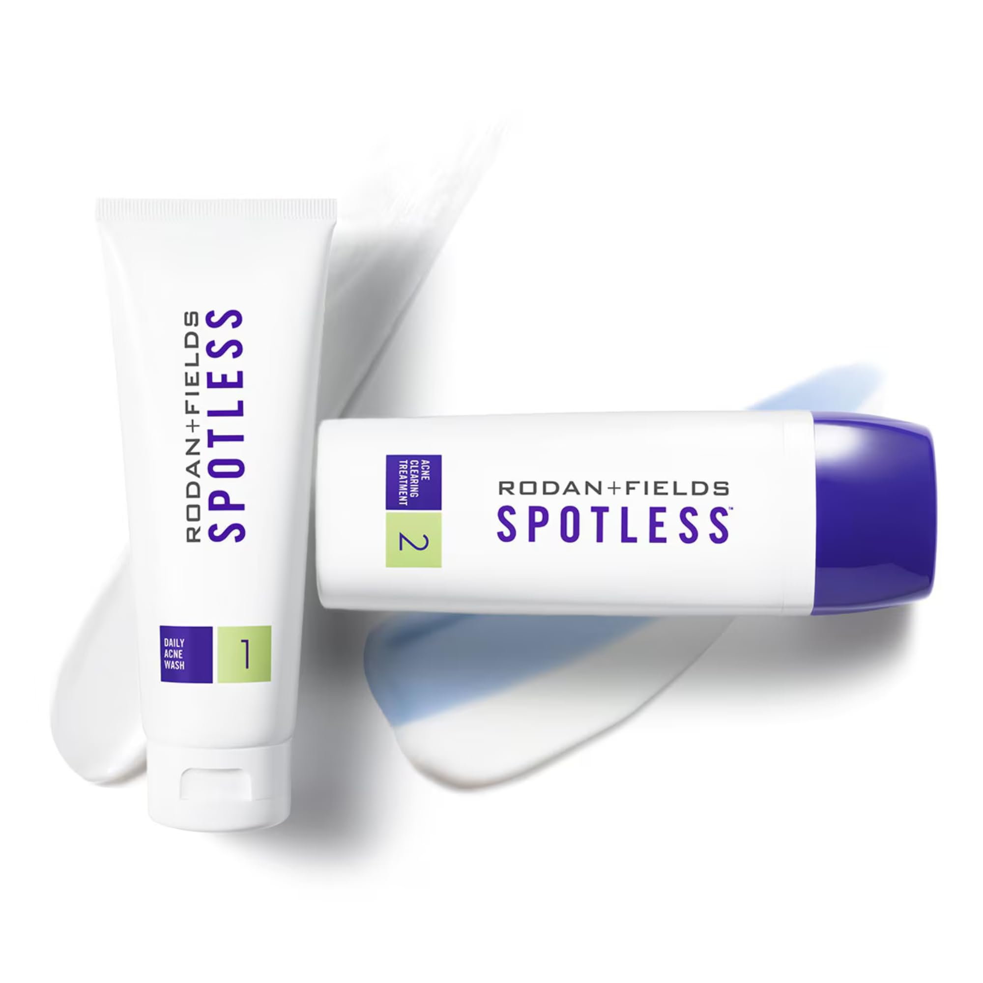 RODAN + FIELDS Spotless Daily Acne Wash foam texture for deep cleanse and shine control.