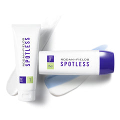 RODAN + FIELDS Spotless Daily Acne Wash foam texture for deep cleanse and shine control.